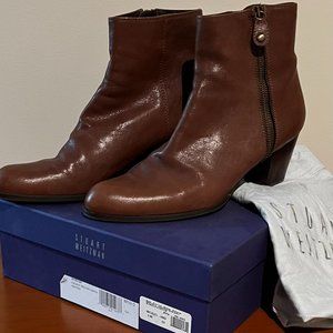 Stuart Weitzman Boot Walnut Vecchio Nappa Boot Size 10